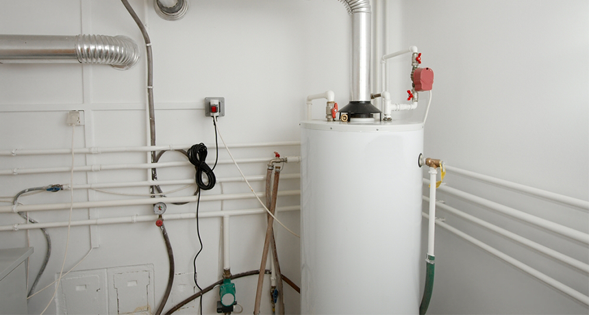 Entretien de plomberie.