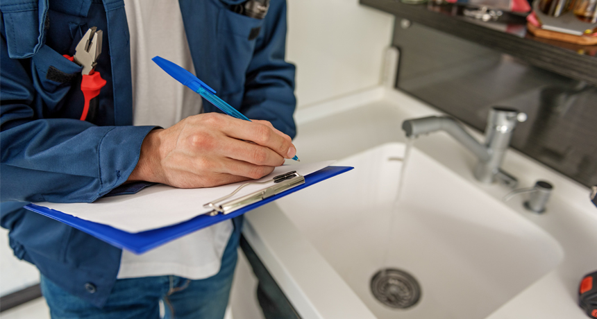 Inspection en bâtiment.