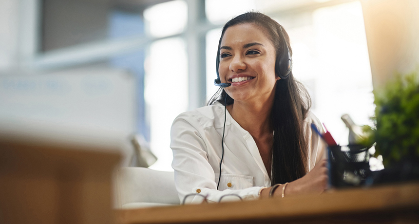 Contact avec le client.